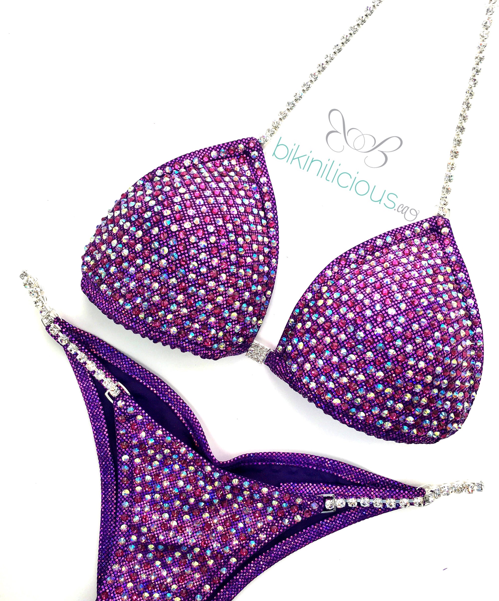 Raspberry Purple Competition Bikini