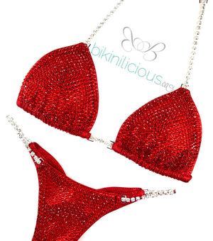 Candy Red Customized Competition Suit