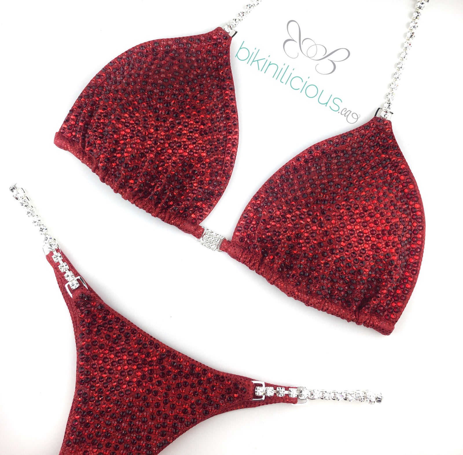 Ruby Red Customized Competition Suit