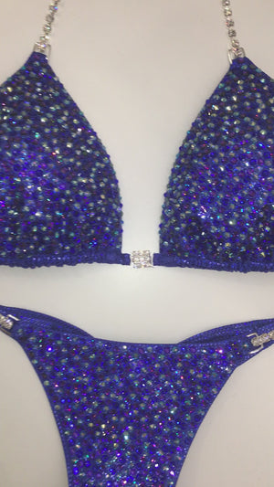 Royal Purple Blue Customized Competition Suit