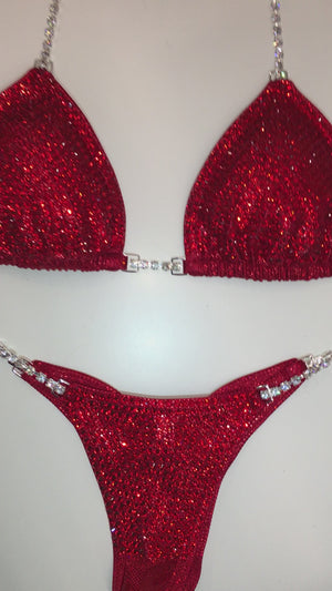 Candy Red Customized Competition Suit
