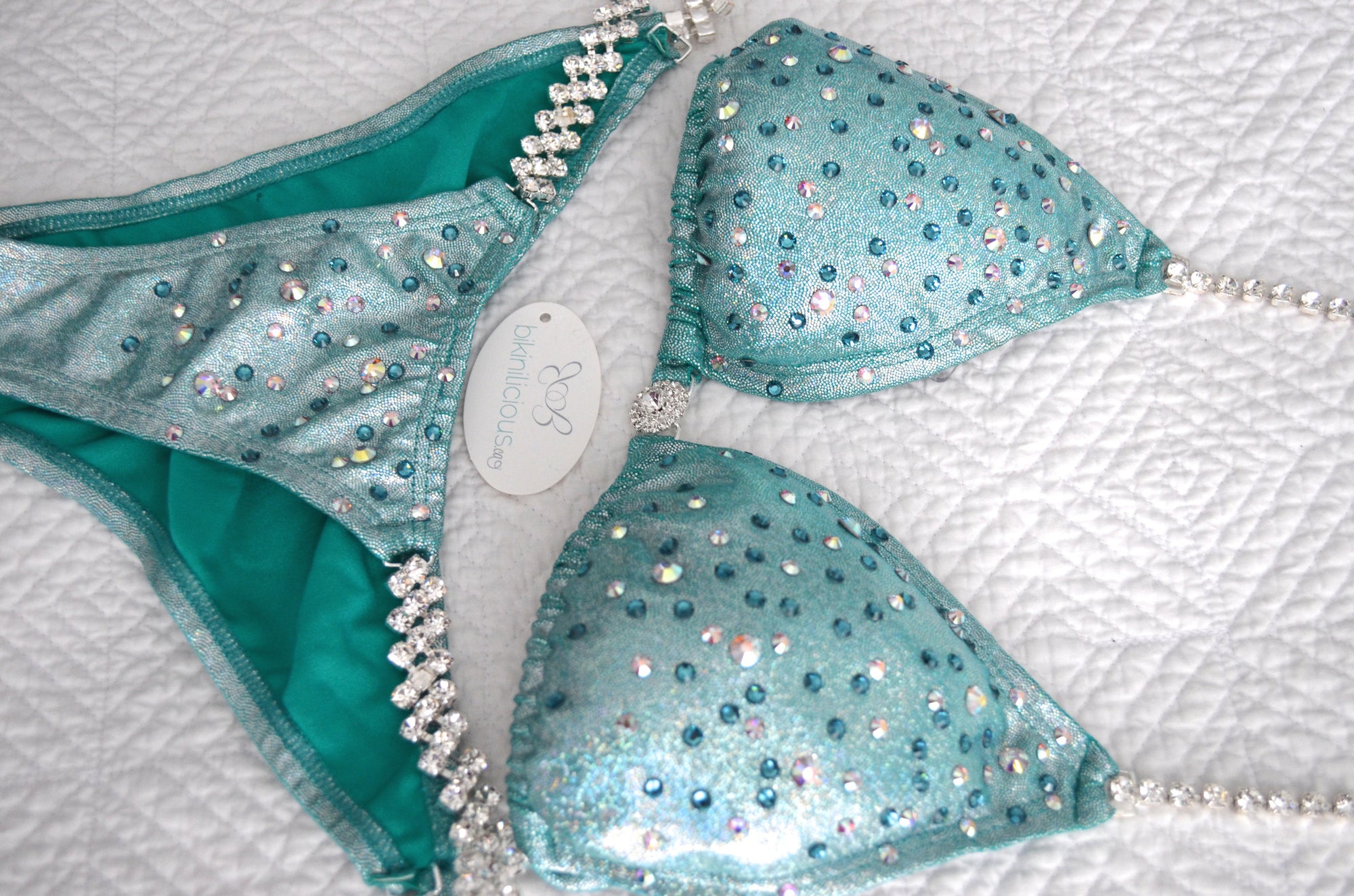 Jade Crystal Fitness Competition Bikini