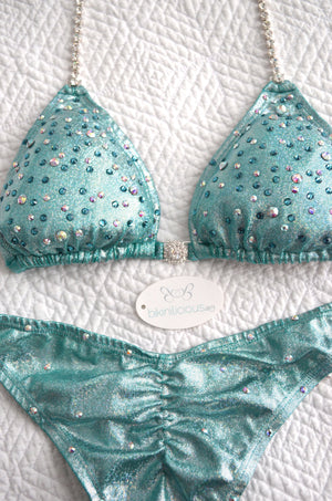 Jade Crystal Fitness Competition Bikini