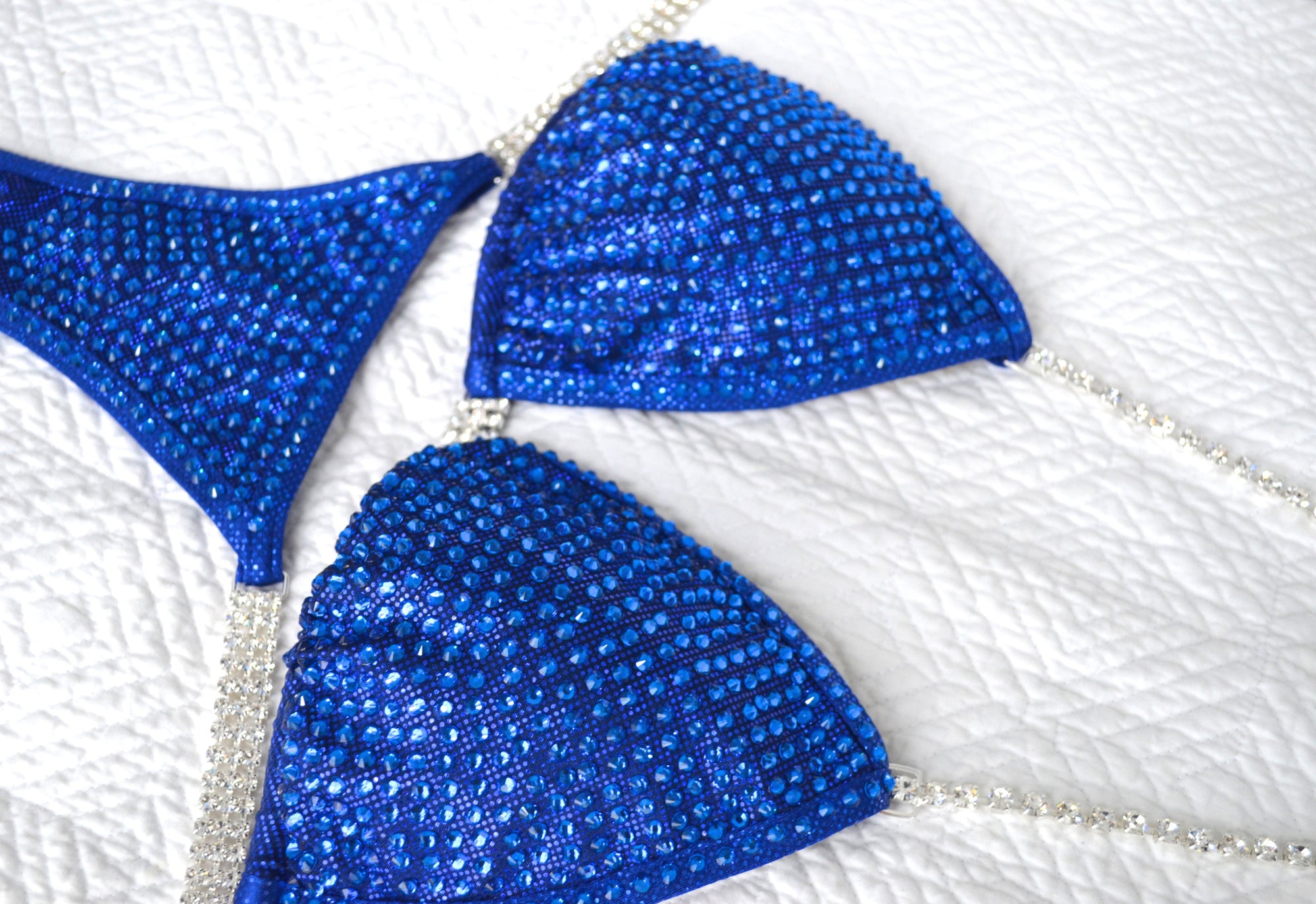 Royal Blue Fitness Competition Bikini