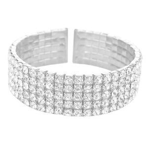 London 5 Row Cuff Bracelet