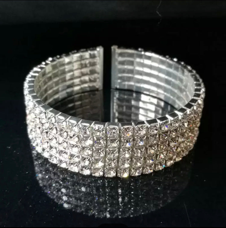 London 5 Row Cuff Bracelet