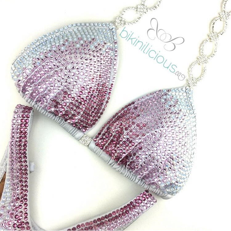 White & Pink Figure Suit Rental