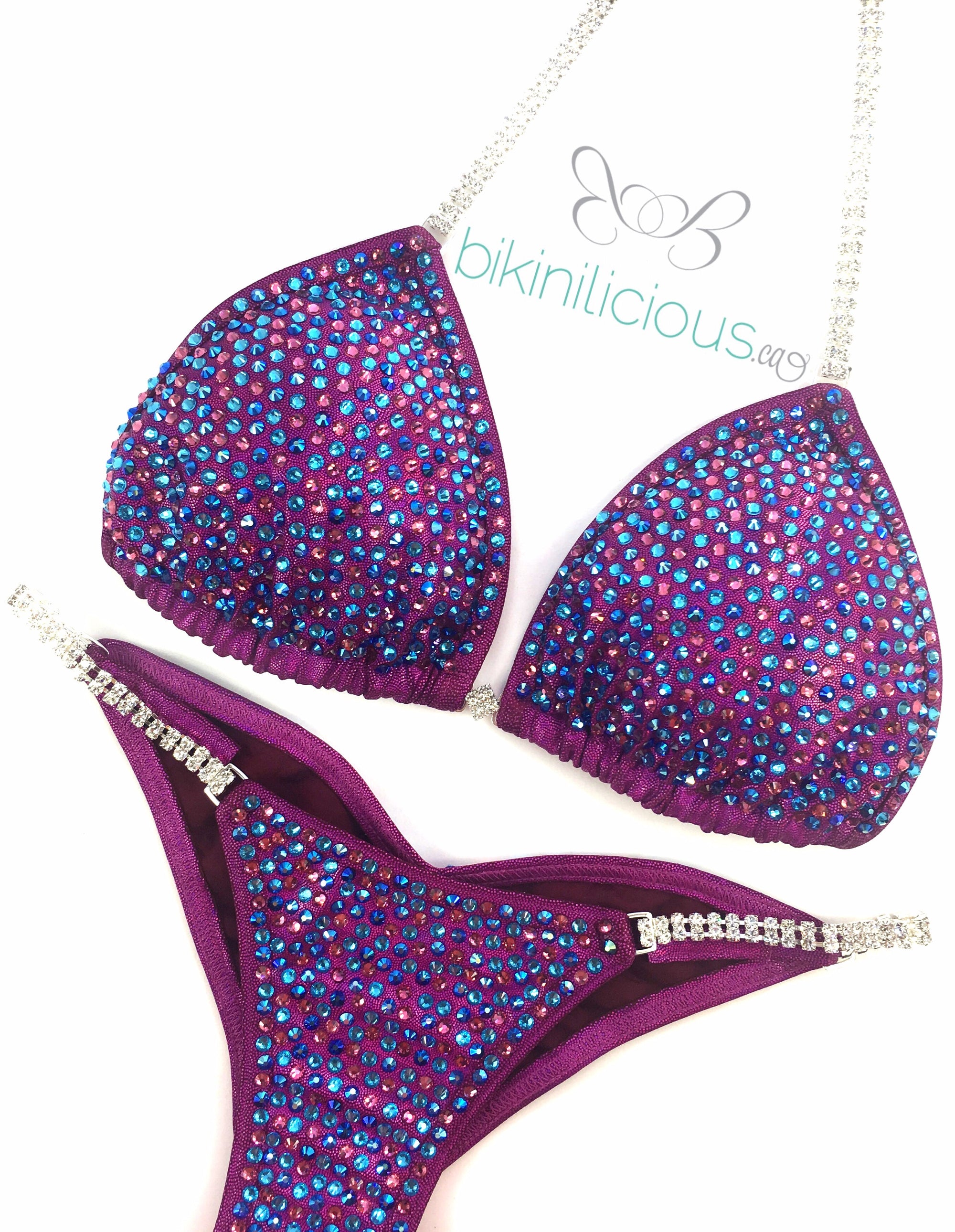 Dark Magenta Bikini