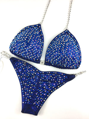 Blue Trifecta Competition Bikini