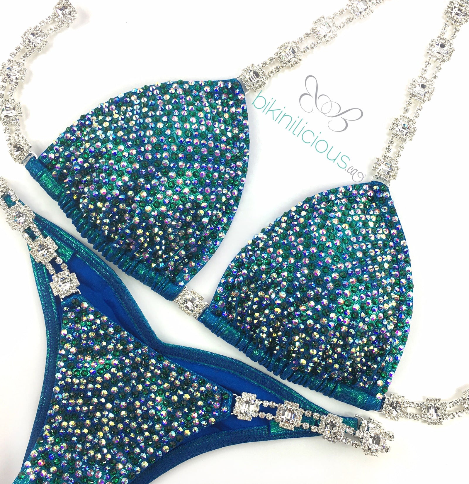 Blue Teal Competition Bikini Rental